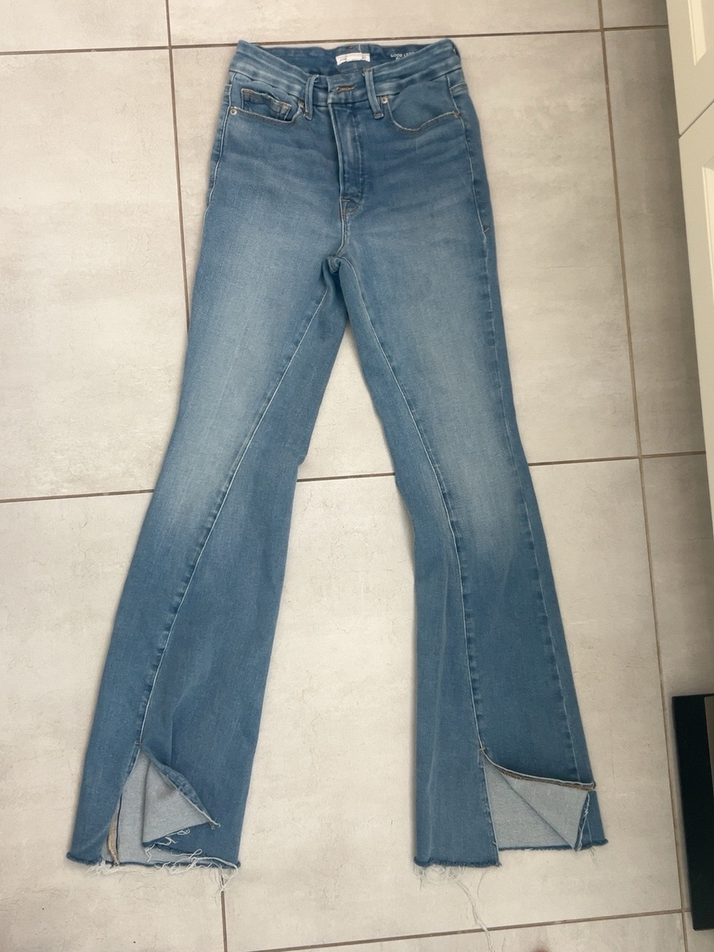 Good American Good Legs Flare Jeans Size 4/27 Indigo